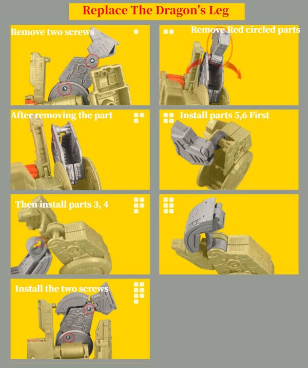 GoBetter Studio Series 86 Dinobot Slag Upgrade Kit Image  (6 of 12)